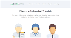 Desktop Screenshot of baseballtutorials.com