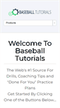 Mobile Screenshot of baseballtutorials.com